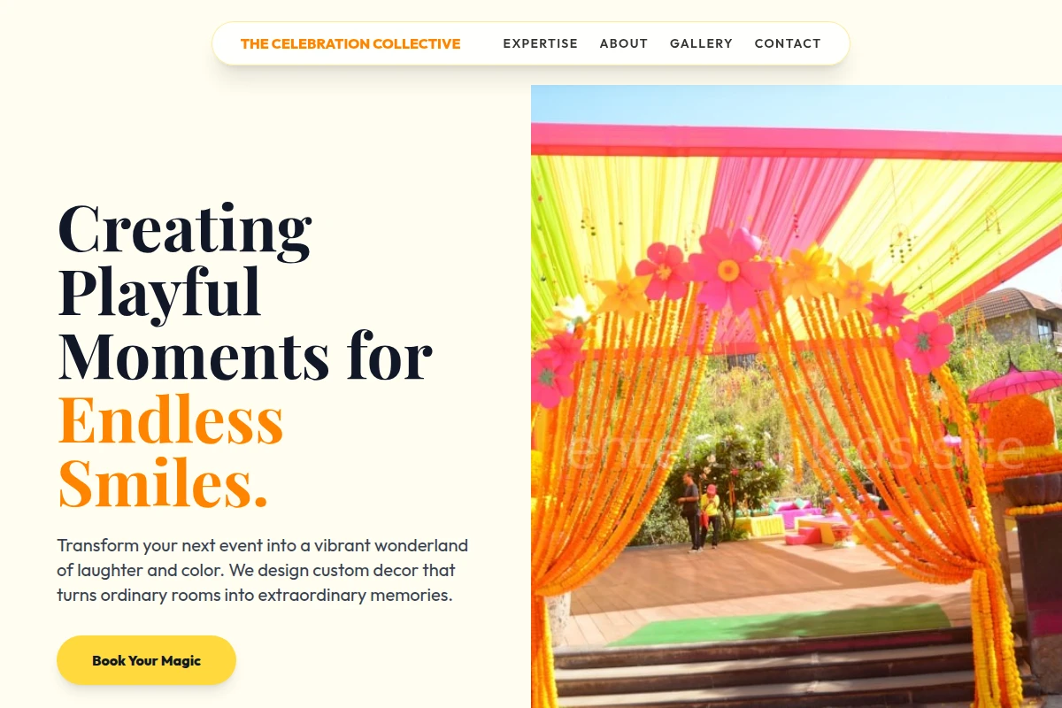 Laughter Event Decor