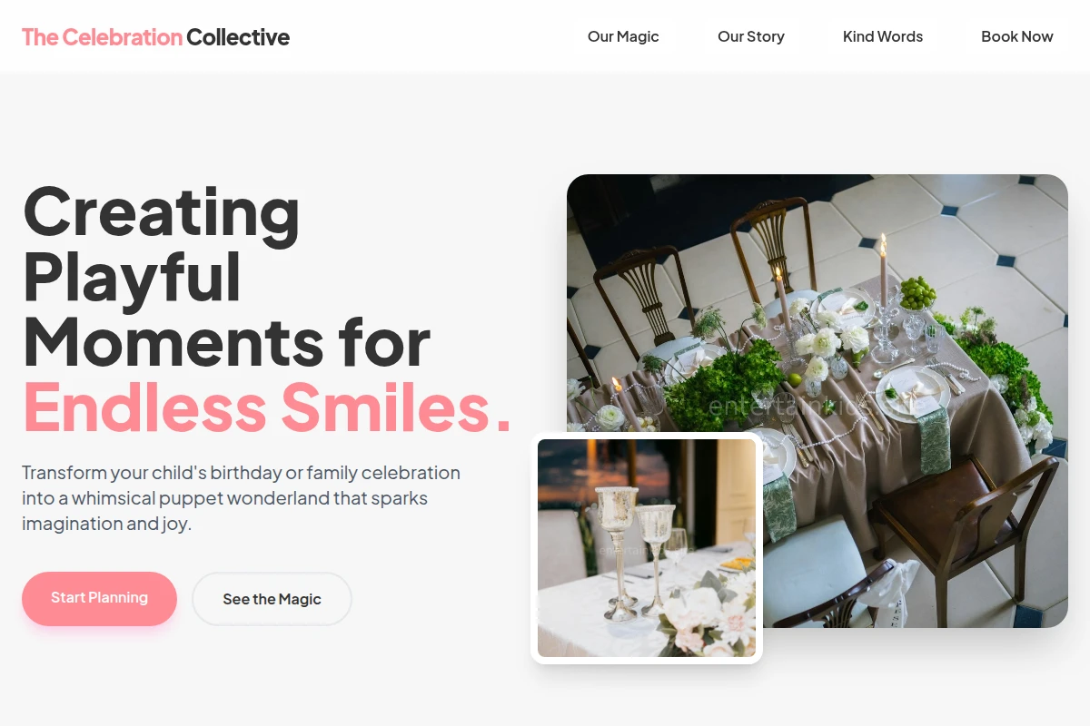 Puppet Event Decor