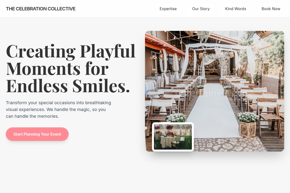 Sparkle Event Decor