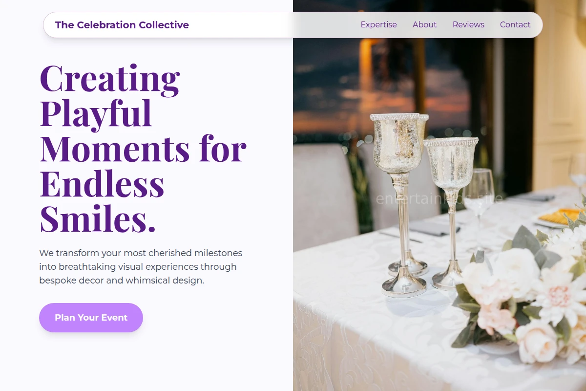 Confetti Event Decor