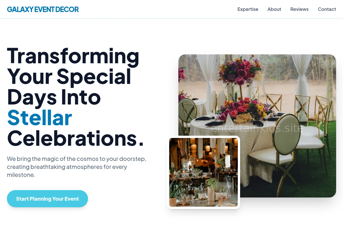 Galaxy Event Decor